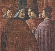 Sandro Botticelli Domenico Ghirlandaio,Stories of john the (mk36) oil on canvas